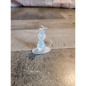 Olaf snowman‎ frozen clear glitter toy figure Hasbro 2014